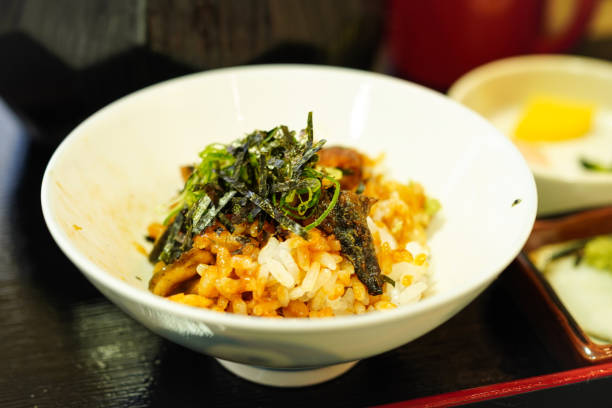 istock Rice bowl with Unagi Hitsumabushi grilled eel 1997612269