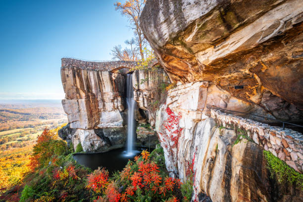 lookout mountain, georgia, usa at high falls - lookout mountaint foto e immagini stock