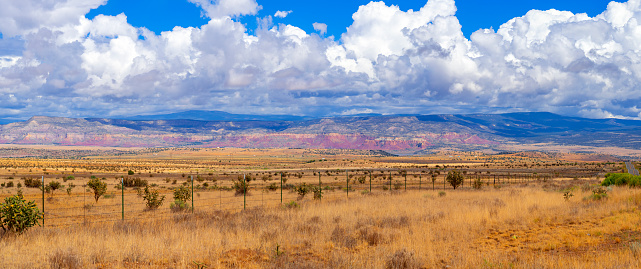 Desert Landscape near Coyote and Abiquiu Reservoir, New Mexico