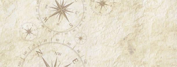 compass on paper background - compass drawing compass map cartography zdjęcia i obrazy z banku zdjęć