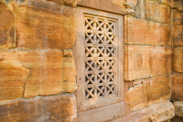 Sculpture and architecture in Pattadkal, near Badami, North Karnataka, India