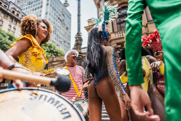 istock People having fun at a street carnival party 1997806215