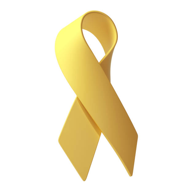 istock 3d Yellow ribbon awareness Adenosarcoma, Bladder Bone Cancer, Endometriosis, Sarcoma, Spina Bifida illustration 1997833216
