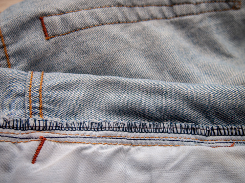 texture of denim jeans