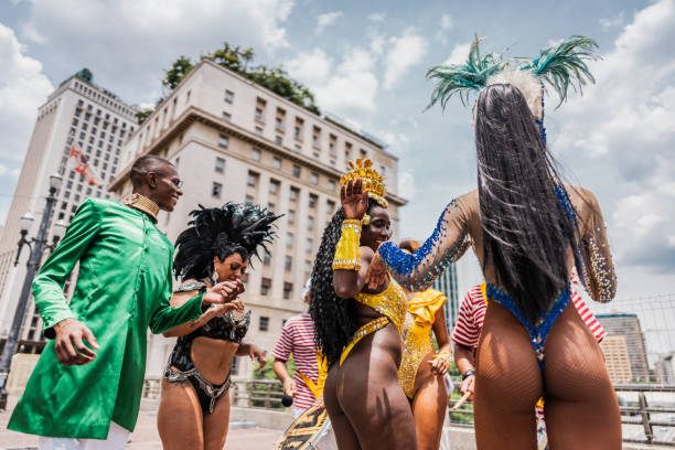 istock People having fun at a street carnival party 1997865852