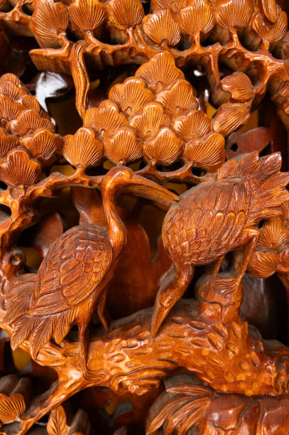 istock Decorative Wooden Carvings in Buddhist Temples 1997884605