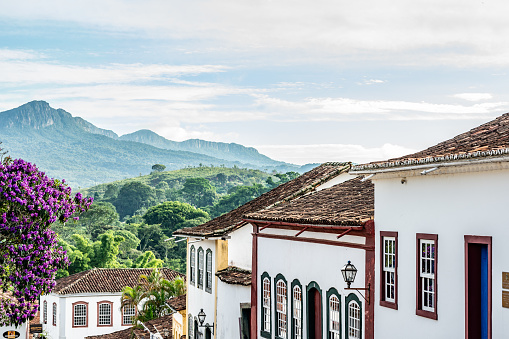 Historic city of Tiradentes in Minas Gerais