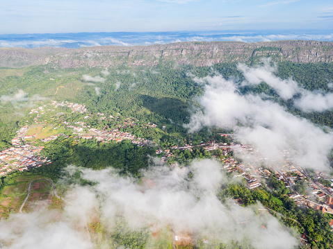 Serra de São José and the city of Tiradentes in Minas Gerais