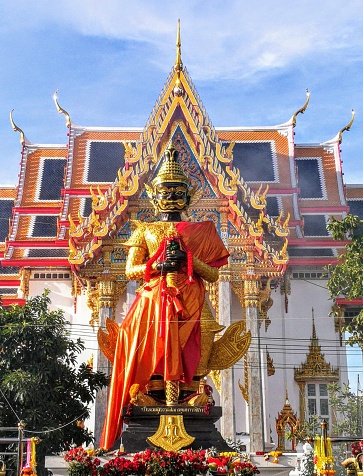 Wat Chulamanee. Amphawa, Thailand.