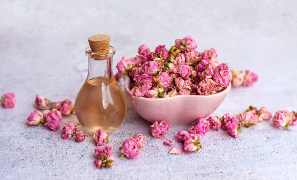 istock Rose flowers  essential oil 1997961391