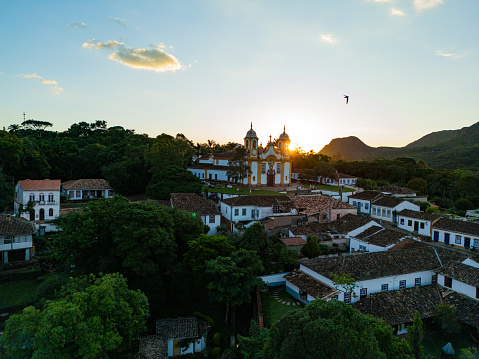 Historic city of Tiradentes in Minas Gerais