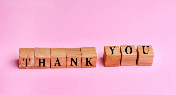 istock Thank you word on Wooden Blocks 1998003907