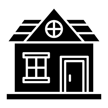 Guest House icon vector image. Can be used for Type of Houses.