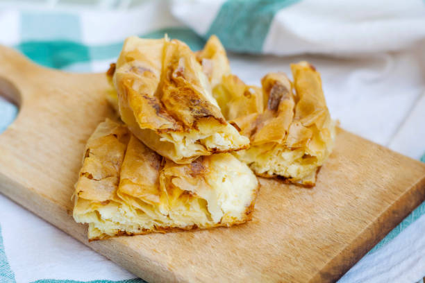 istock Traditional Bulgarian cheese phyllo pastry pie 1998031551