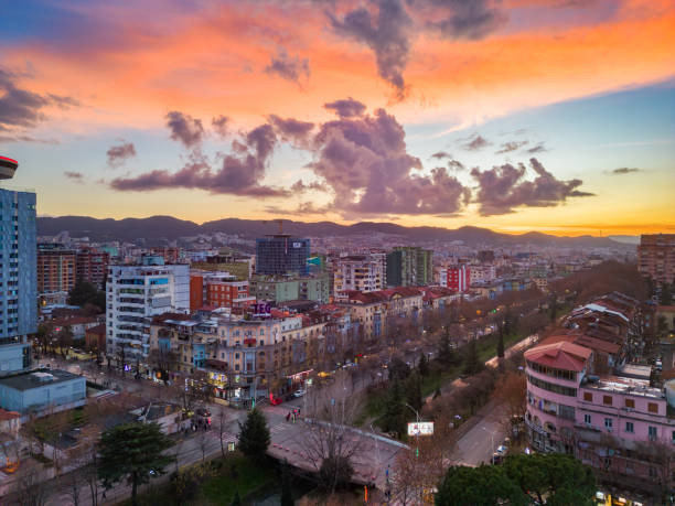 istock Tirana, Albanian Capital from drone 1998060357