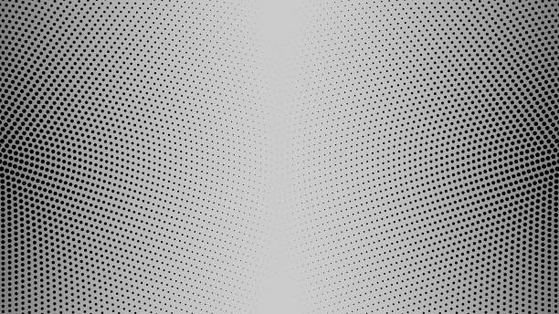 the halftone effect wallpaper - textured sine wave spotted halftone pattern stock illustrations