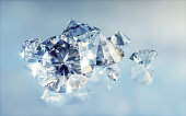 Diamonds Standing on a blue gradient background