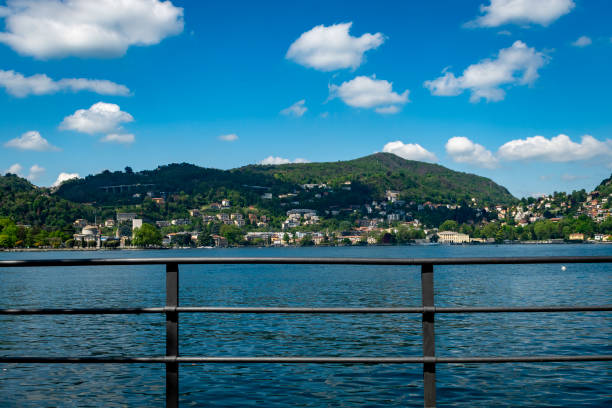 Cernobbio on the banks of Lake Como stock photo
