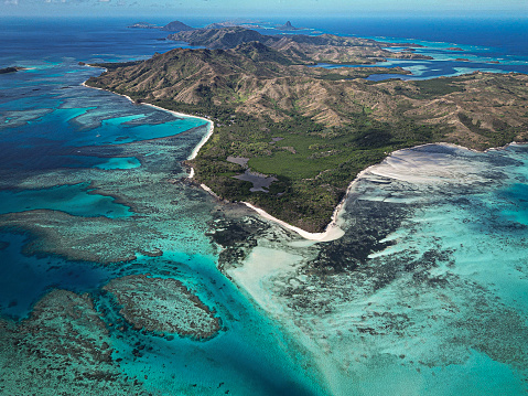 Yasawa Islands at Fiji islands
