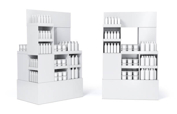 istock Retail display cases made of cardboard 1998126241