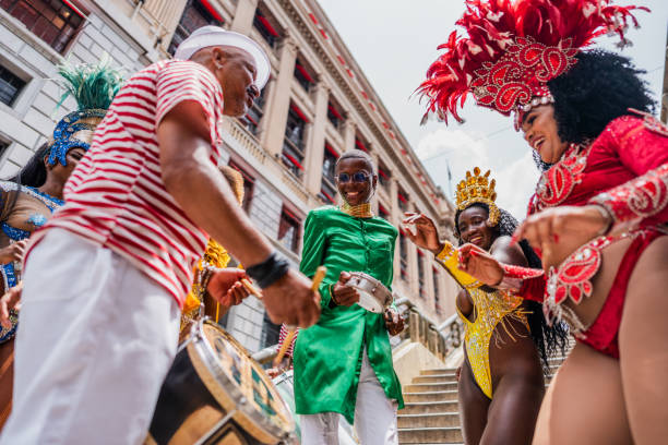 istock People having fun and dancing at a street carnival party 1998139735