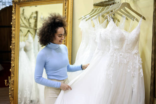 istock Choosing a perfect wedding dress 1998215666