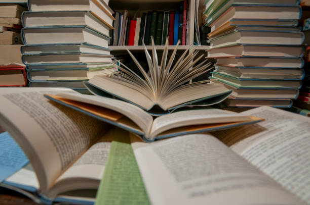 Big pile of messy books