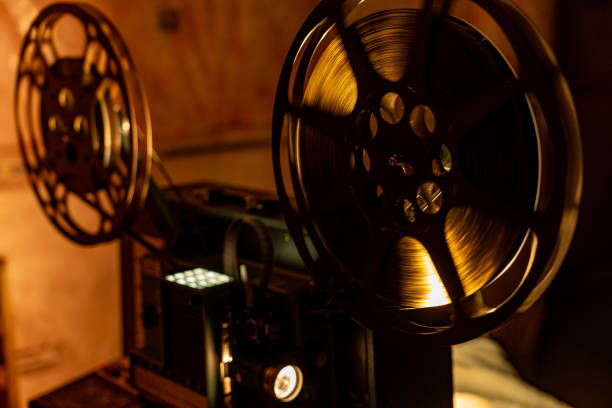 istock Old film cinema projector Reel 1998319834