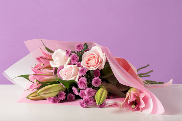 istock Bouquet of flowers with space for copy 1998333035
