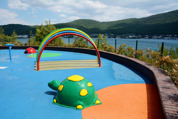 Children water park playground
