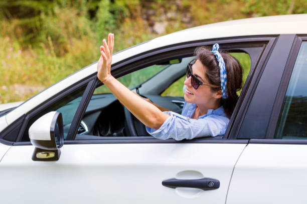 istock Woman learning to drive a car 1998373892