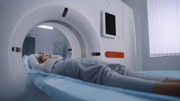 istock Scanning of patient body and brain using modern equipment 1998390445
