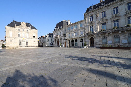 Général Leclerc square, town of Mont de Marsan, Landes department, France