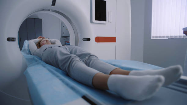 istock Scanning of patient body and brain using modern equipment 1998416799