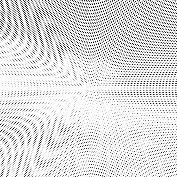 Vector illustration of Vector Halftone Pattern. Set of Dots. Dotted Texture on White Background. Overlay Grunge Template. Distress Linear Design. Fade Monochrome Points.