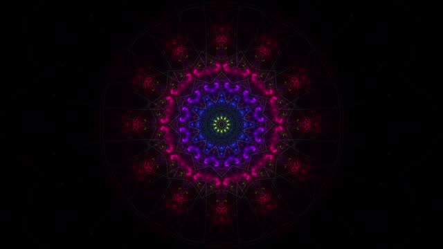 Hypnotic Sacred Geometry Mandala Loop