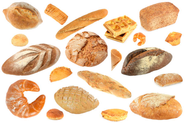 istock Bread and sweet confectionery isolated on white 1998508659