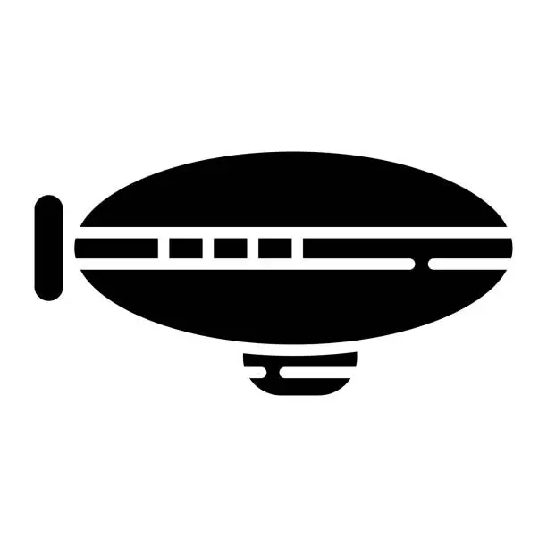 Vector illustration of Zeppelin Icon