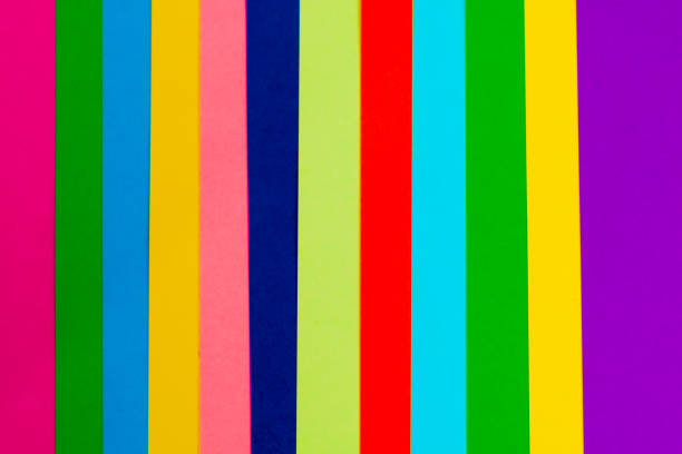 Colorful background design of vibrant diagonal stripes with texture