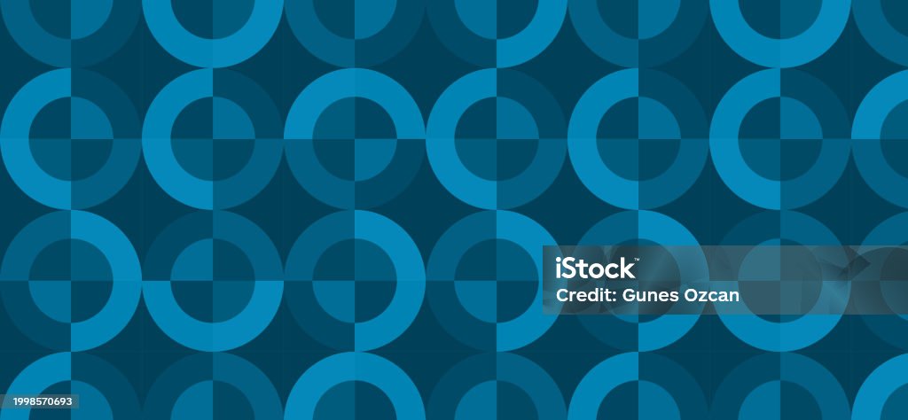 Abstract 2d Geometric Pattern Geometric Background Loop Circle Round ...