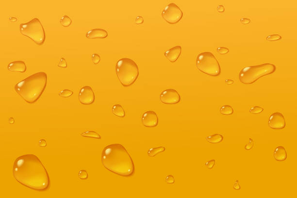 ilustraciones, imágenes clip art, dibujos animados e iconos de stock de beer abstract background. condensate glass in macro texture. - cooking oil drop honey beer