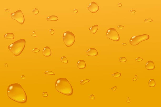 illustrazioni stock, clip art, cartoni animati e icone di tendenza di beer abstract background. condensate glass in macro texture. - cooking oil drop honey beer