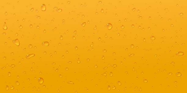 ilustraciones, imágenes clip art, dibujos animados e iconos de stock de fondo abstracto de cerveza. vidrio condensado en textura macro. - cooking oil drop honey beer