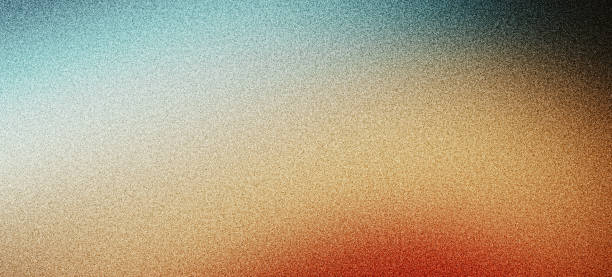 istock Gray orange grainy gradient background yellow beige teal noise texture retro banner poster header design 1998615648