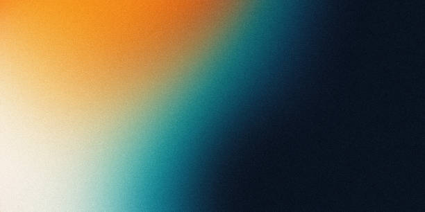 istock Yellow orange glowing blue teal black noise texture gradient background grainy dark vibrant banner poster cover backdrop header design 1998684404