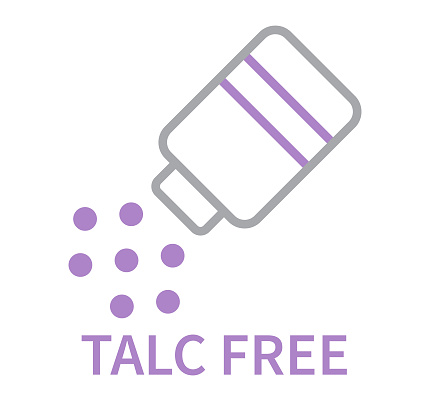 Talc Free Cosmetics Vector Line Icon