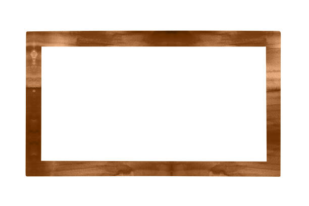 Wide angle photo frame panoramic isolated unique landscape shape orientation fun different clean