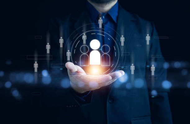 istock Customer Relationship Management, Businessman use tablet with global structure customer network technology, Data exchanges development. customer service, social media. digital marketing online. 1998856311