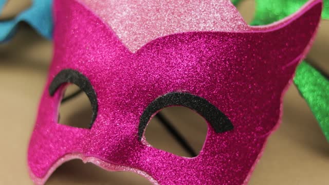 Glottered foam masks for children, featuring inspiration from PJ Masks TV series