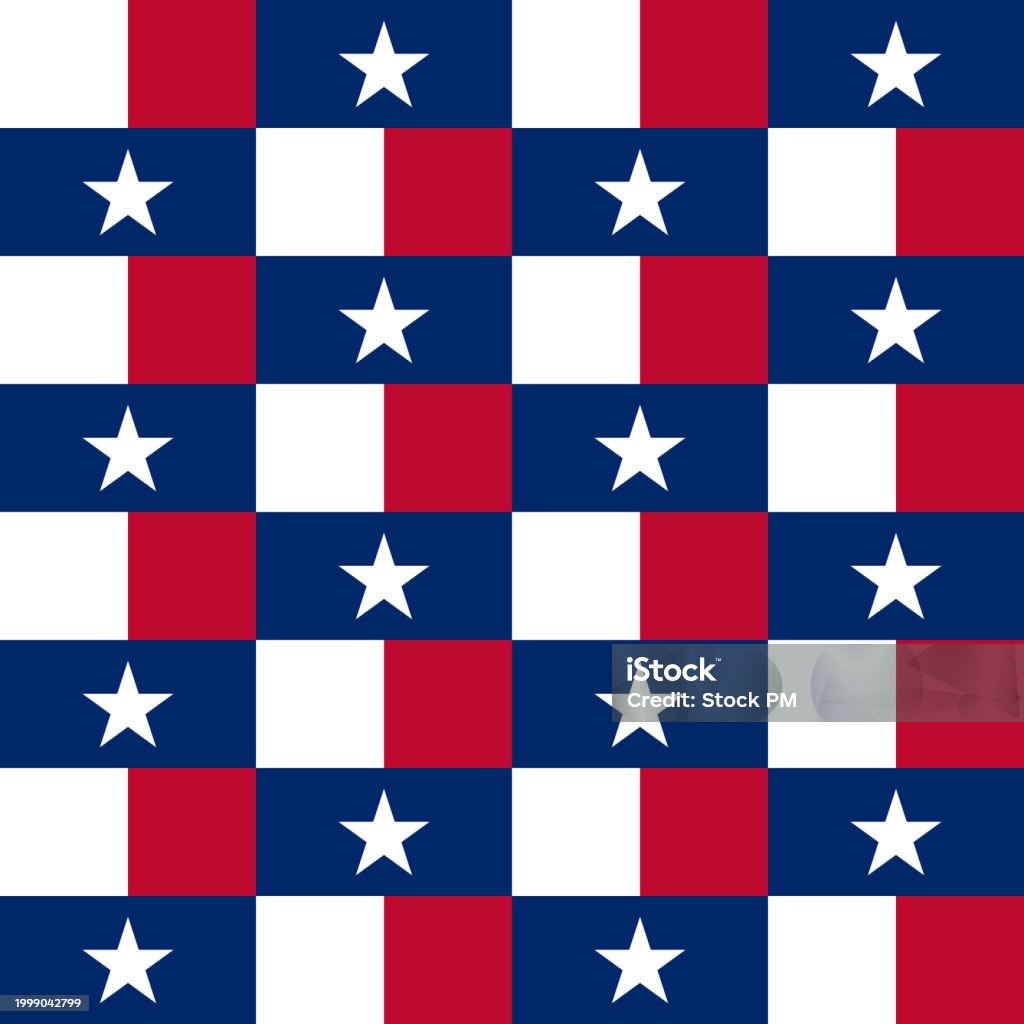 Texas State Flag Pattern Vector Illustration Stock Illustration ...